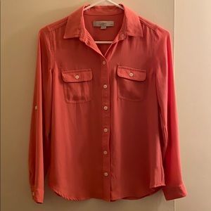 Loft button up blouse